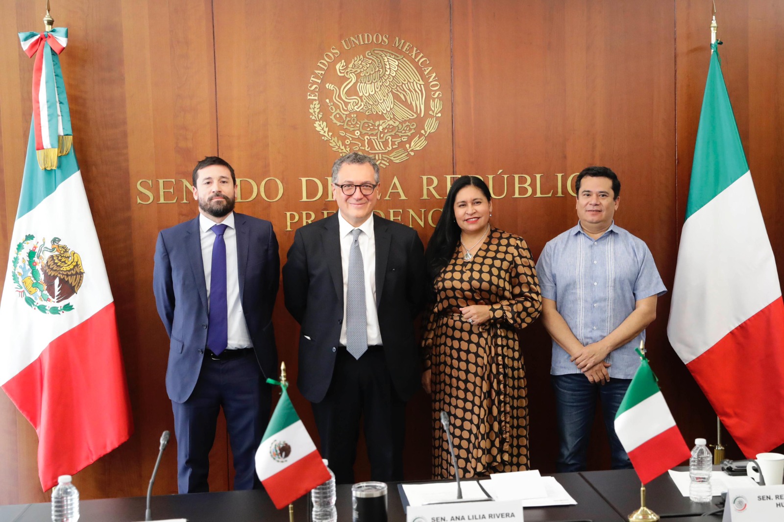 Destaca la senadora Ana Lilia Rivera el potencial en la relación comercial México-Italia